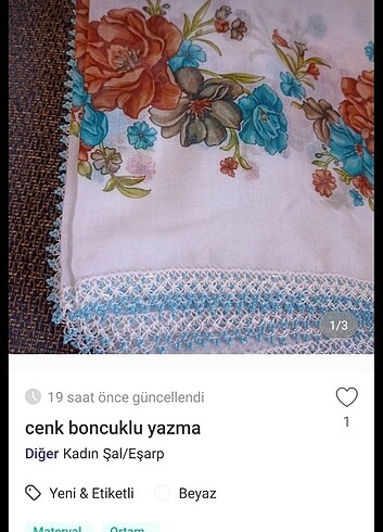 Boncuklu yazma