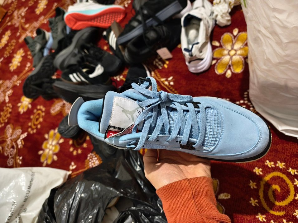 Mavi Bağcıklı Erkek Spor Ayakkabı - Görsel 3