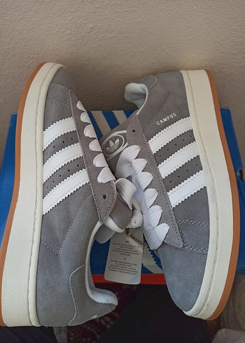 Gri Adidas Campus Spor Ayakkabı - Görsel 4