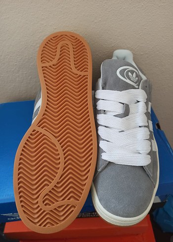 Gri Adidas Campus Spor Ayakkabı - Görsel 3