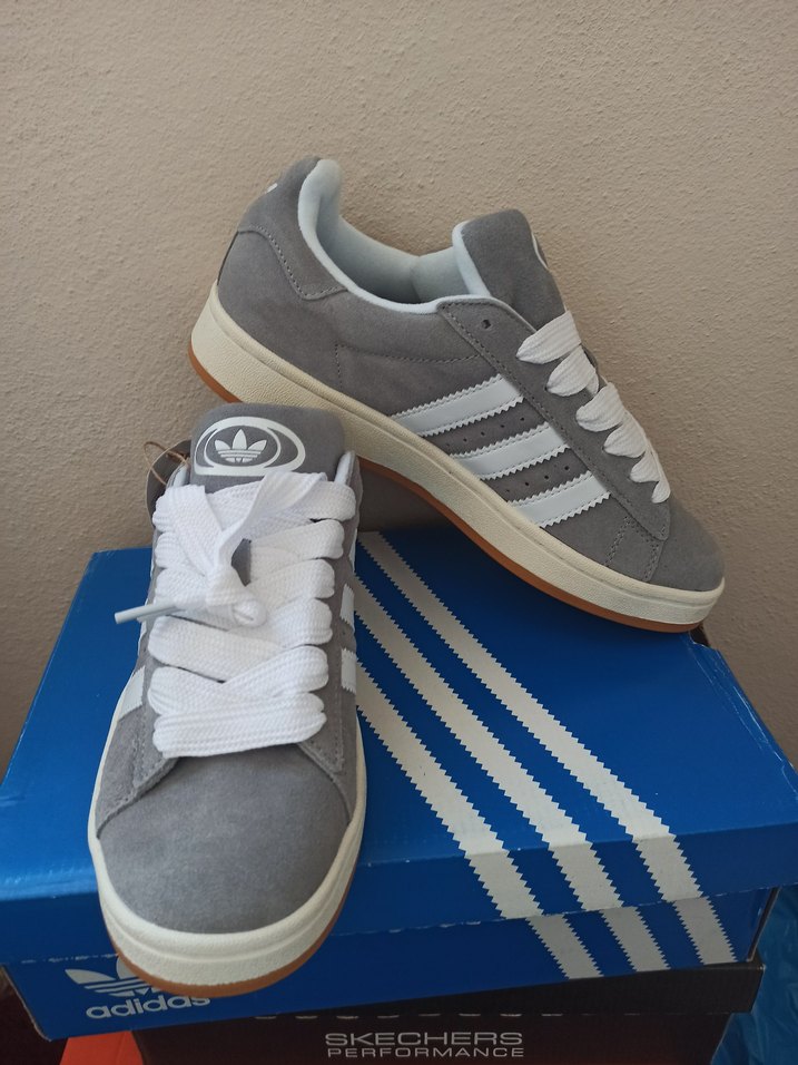 Gri Adidas Campus Spor Ayakkabı - Görsel 2