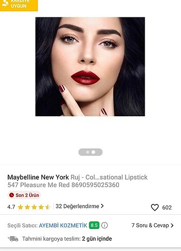 Maybelline Maybelline Ruj
