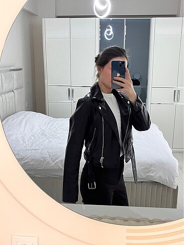 Bershka Bershka deri ceket