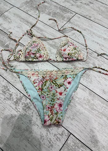 Kırmızı İnce Askılı Kadın Mayo ve bikini - Görsel 6