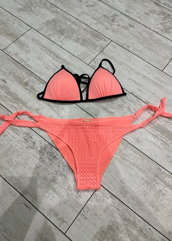 Kırmızı İnce Askılı Kadın Mayo ve bikini - Görsel 8