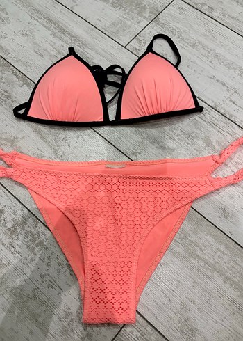 Kırmızı İnce Askılı Kadın Mayo ve bikini - Görsel 7