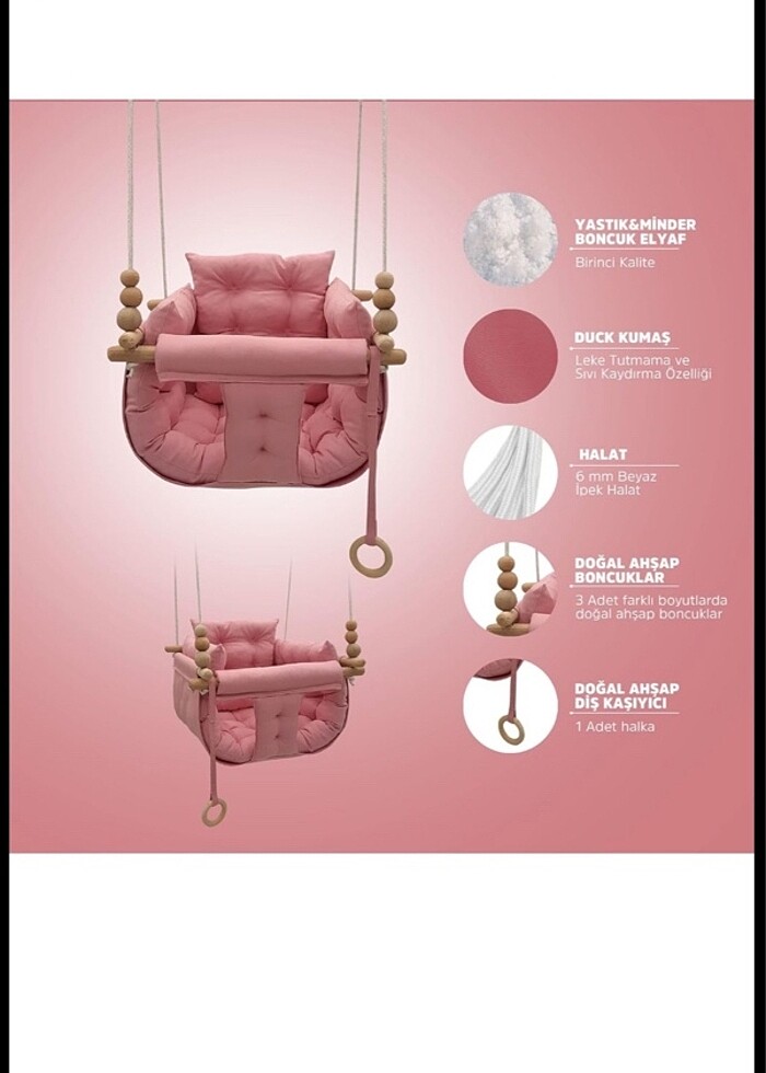 Bahçe salıncak ev tipi salıncak çocuk - Görsel 2