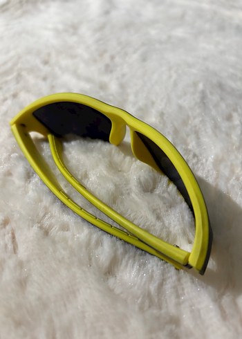 Sarı Kenarlı Siyah erkek Güneş Gözlüğü - Görsel 2