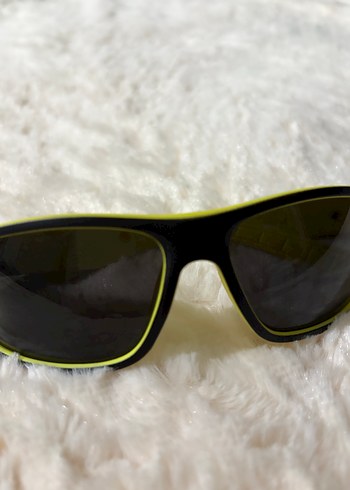 Sarı Kenarlı Siyah erkek Güneş Gözlüğü - Görsel 5