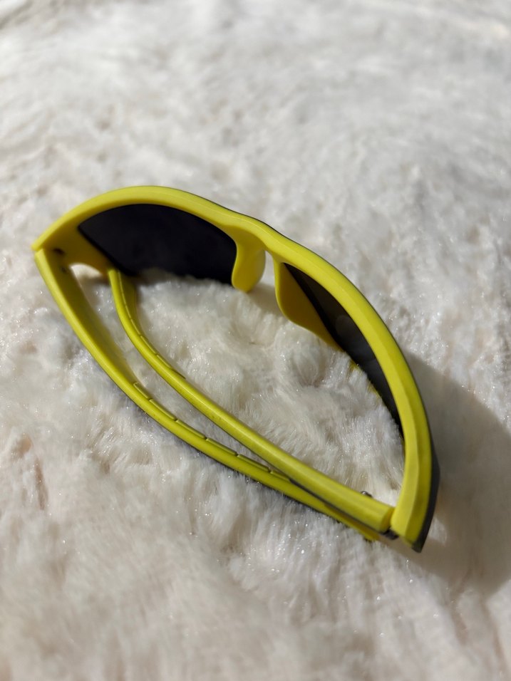 Sarı Kenarlı Siyah erkek Güneş Gözlüğü - Görsel 2