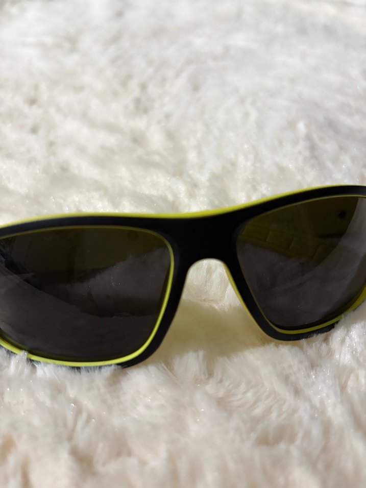 Sarı Kenarlı Siyah erkek Güneş Gözlüğü - Görsel 5