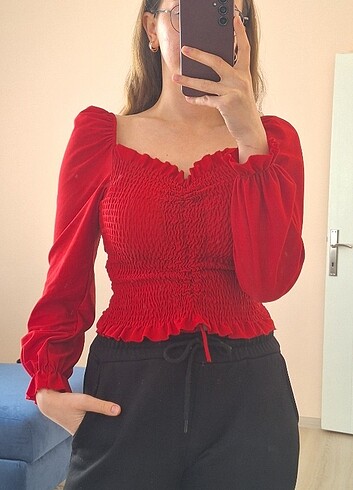 Kırmızı Bluz Olalook