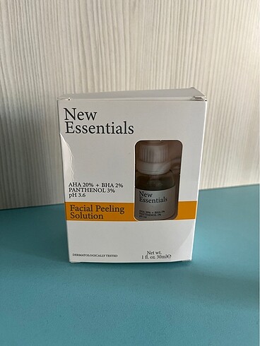 New essentials yüz peeling serum