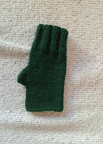 Yeşil Parmaksız Eldiven - Görsel 3