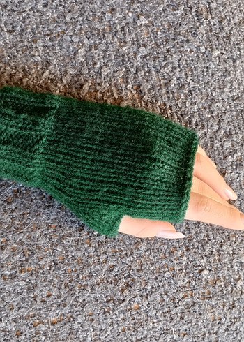 Yeşil Parmaksız Eldiven - Görsel 2