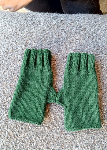 Yeşil Parmaksız Eldiven - Görsel 7