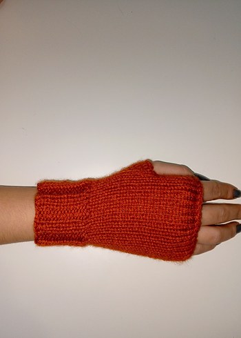 Kadın Örgü Bohem Tarz Parmaksız Eldiven - Görsel 4