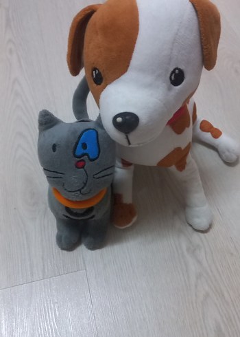 Caillou kedisi ve Pepe'nin köpeği Oyuncak Peluşlar