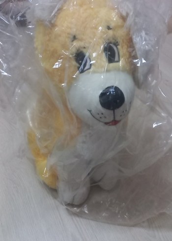 Sarı Büyük Peluş Oyuncak Köpek