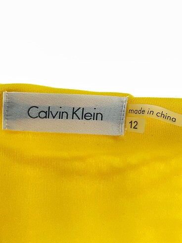40 Beden sarı Renk Calvin Klein Kısa Elbise %70 İndirimli.