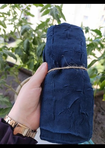 Bambu Kraş Şal - Lacivert Kadın Şal