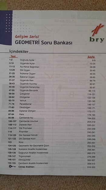  Geometri birey b orta düzey