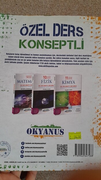  Beden Renk Okyanus Yayınları 40 seansta kimya
