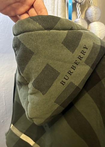 Burberry Erkek Yeşil Desenli Sweatshirt - Görsel 4