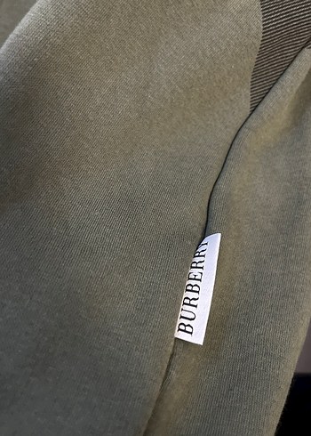 Burberry Erkek Yeşil Desenli Sweatshirt - Görsel 3