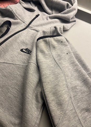 Gri Nike Fermuarlı Erkek Sweatshirt - Görsel 5