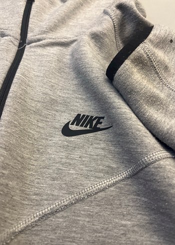 Gri Nike Fermuarlı Erkek Sweatshirt - Görsel 12