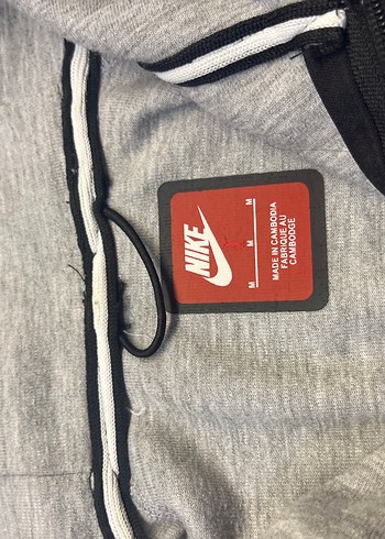 Gri Nike Fermuarlı Erkek Sweatshirt - Görsel 14