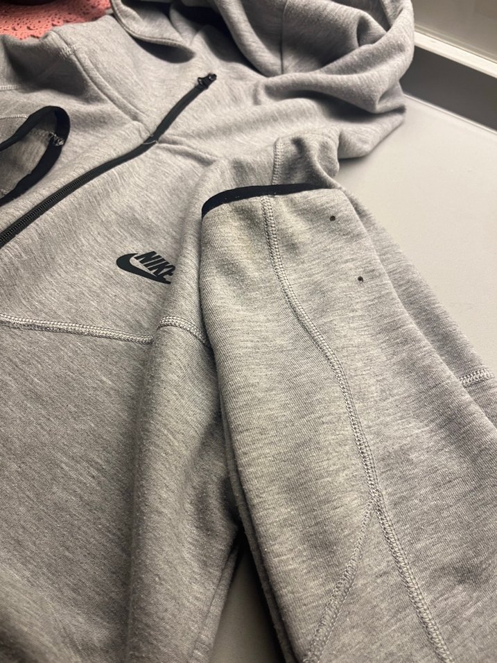Gri Nike Fermuarlı Erkek Sweatshirt - Görsel 5