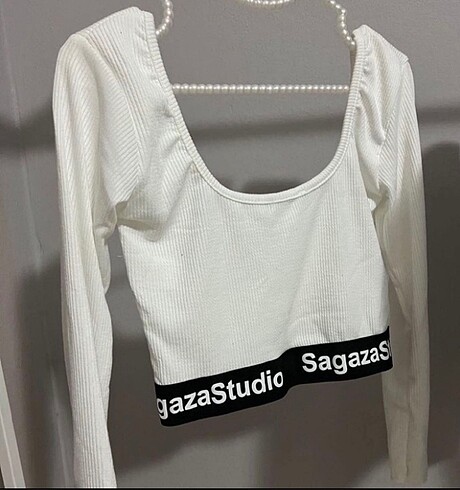 SAGAZA Crop Bluz