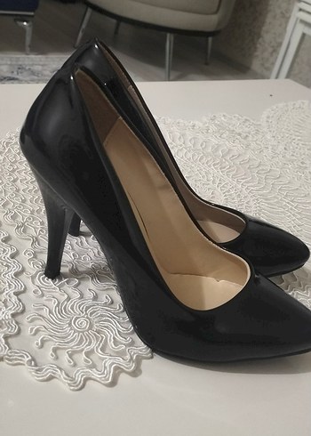 36 Beden Siyah Topuklu Kadın Stiletto