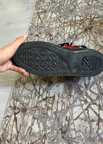 42.5 Beden kırmızı Renk Kırmızı Desenli Converse unisex Spor Ayakkabı