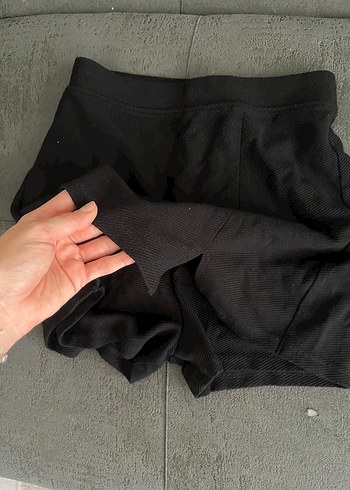 xs Beden siyah Renk Siyah Mini Şort Etek