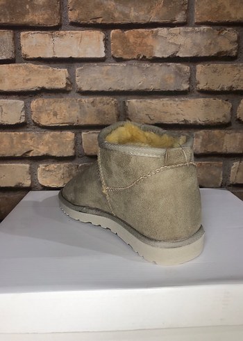 Bej Süet Kadın Dolgu Topuk Bot - Görsel 3