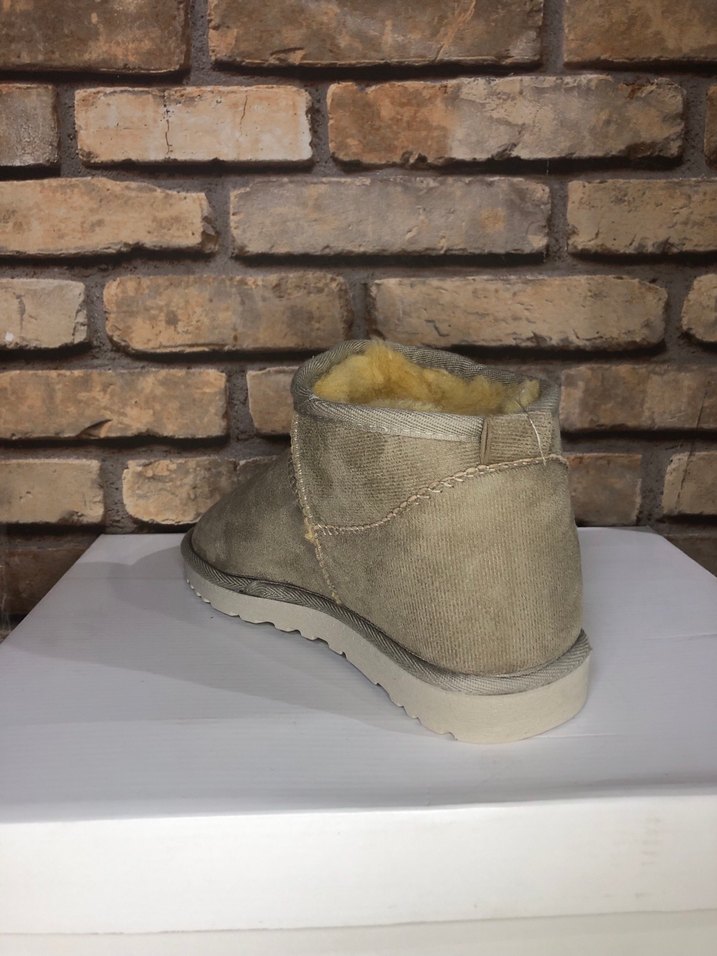 Bej Süet Kadın Dolgu Topuk Bot - Görsel 3