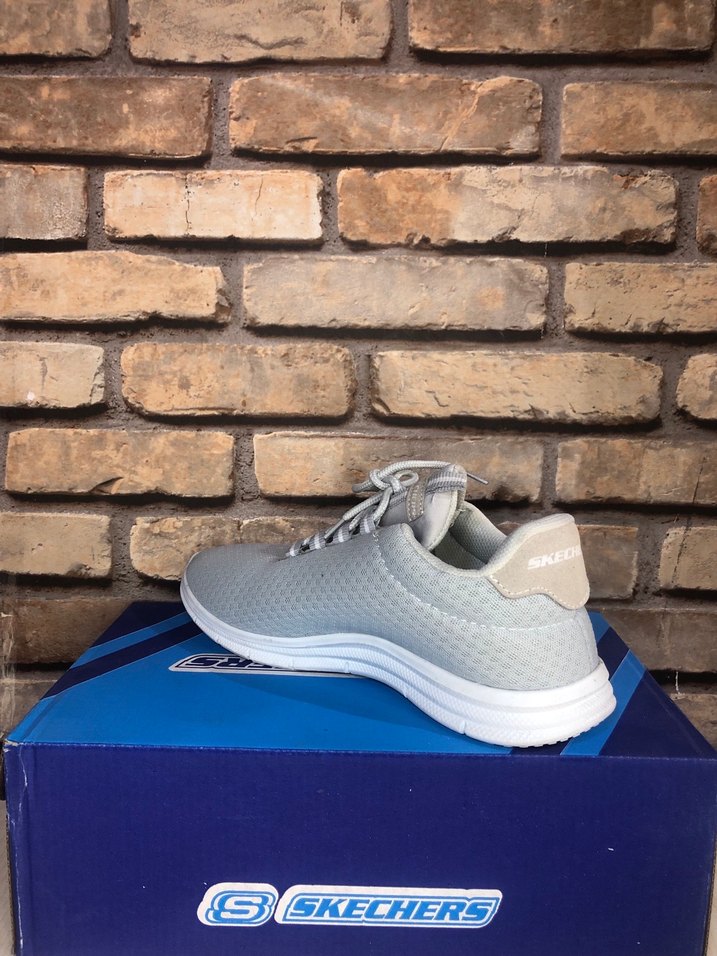 Gri Skechers Kadın Spor Ayakkabı - Görsel 3