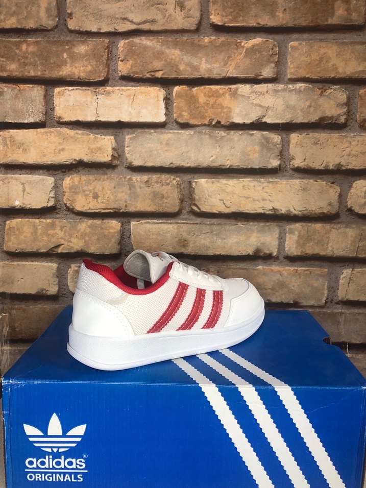 Beyaz Kırmızı Adidas Originals Kadın Spor Ayakkabı - Görsel 2