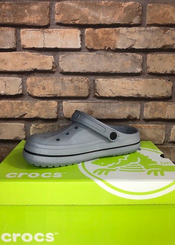 Crocs Crocs Gri Kayışlı Terlik