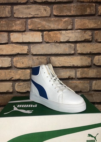 Puma Beyaz Lacivert Yuksek Bilekli Sneaker