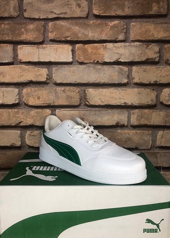 Puma Beyaz Yesil Dusuk Bilekli Sneaker