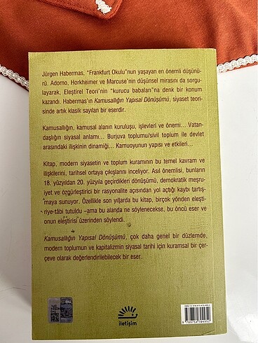Kitap Kamusallığın Yapısal Dönüşümü