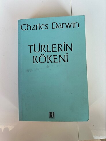 Kitap Türlerin Kökeni Charles Darwin