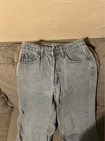 xs Beden lacivert Renk Püskül paçalı pantolon