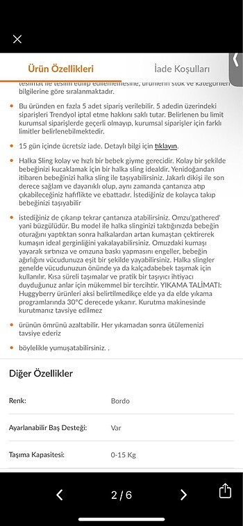 Beden çeşitli Renk Huggyberry halka sling
