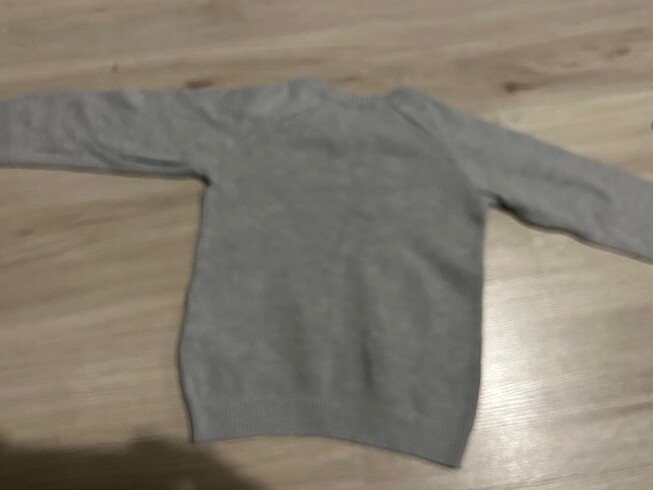 18-24 Ay Beden gri Renk LCW baby gri kazak (18-24 m)