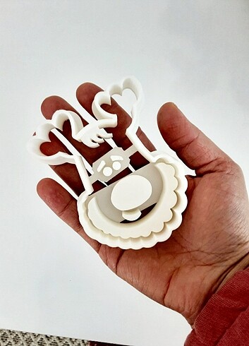 Yılbaşı kurabiye kalıbı geyik - Görsel 2